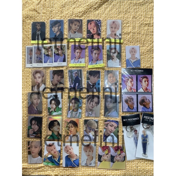 Photocard PC Renjun Film Set MD Resonance Hello Future Hot Sauce