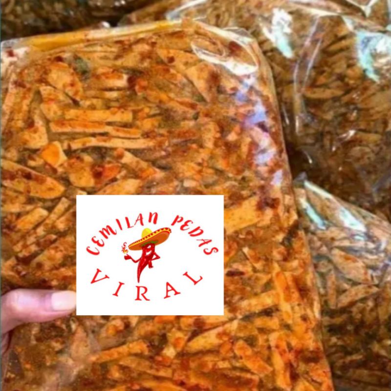 

basreng stik extra pedas isi 1 kg