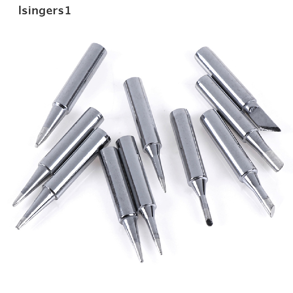 (lsingers1) 10pcs / Set Ujung Besi solder Konstan Temperatur Tinggi Untuk 900m 963 station