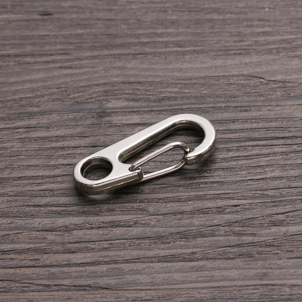 Suyo 4/8pcs D Carabiner Mini Aluminium Alloy Outdoor Hook Survival EDC Gear Camping Keyring