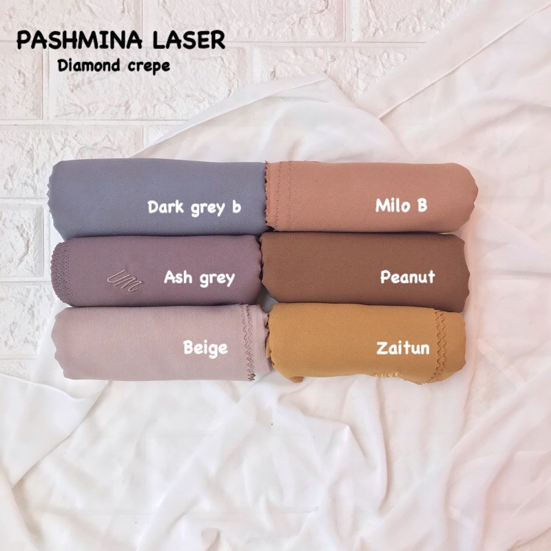 PASMINA LASER DIAMOND CREPE