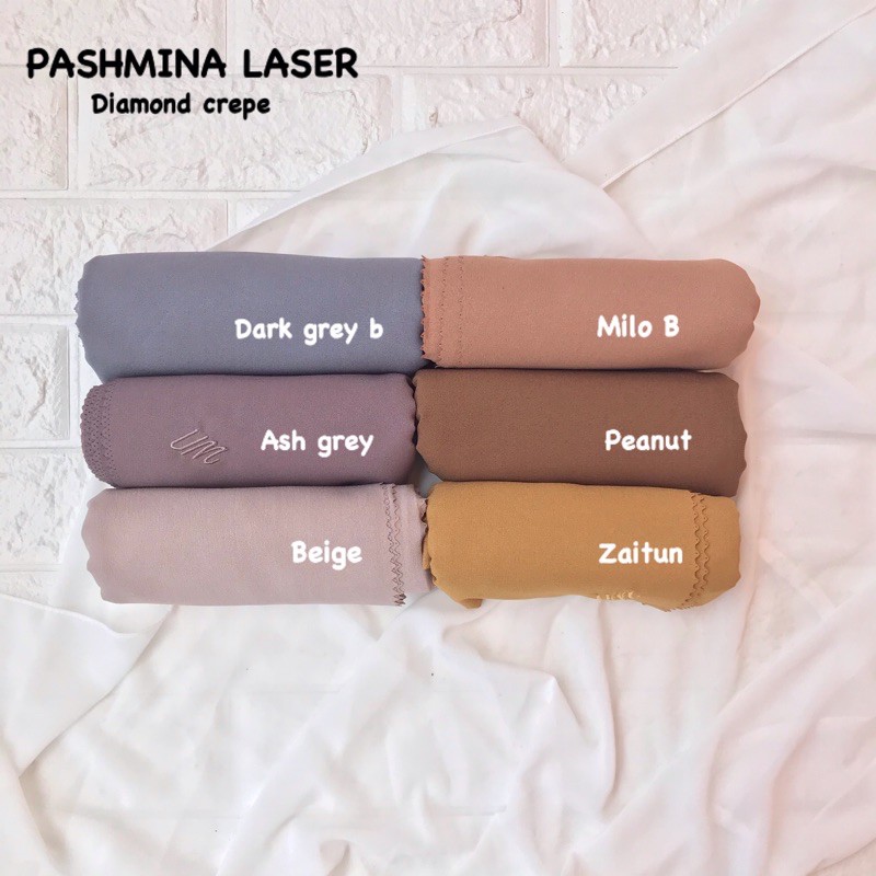 PASMINA LASER DIAMOND CREPE