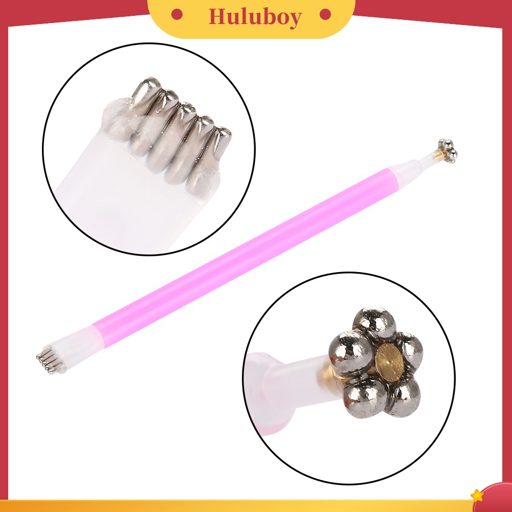 Huluboy Huluboy♡ Pen Magnetik Dua Sisi Untuk Kutek Gel UV 3D DIY