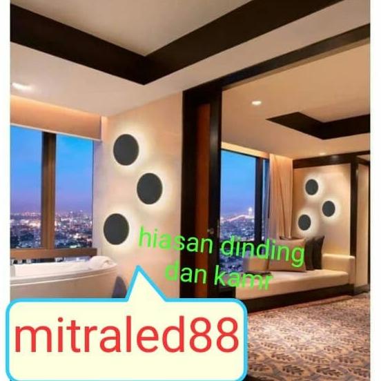 Lampu dinding/wall lamp 12w/12watt Led modern hias Bulan outdoor