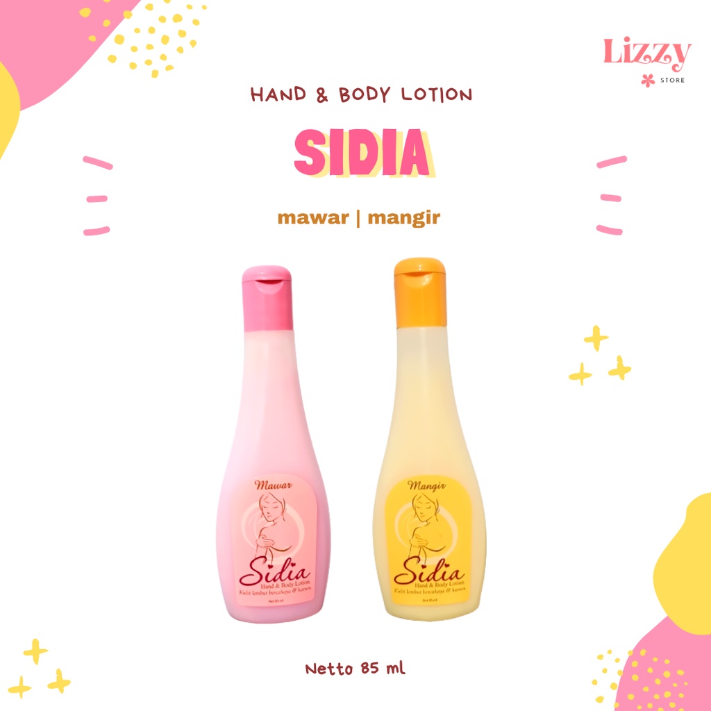 Sidia Handbody lotion Mawar Mangir Kemasan botol 85ml