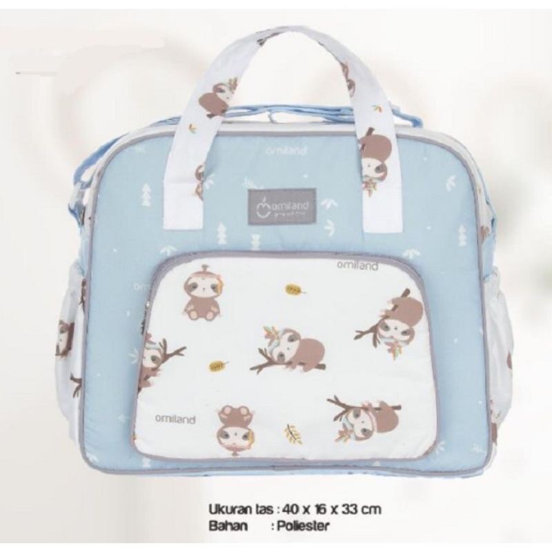 Tas Bayi Omiland Diaper Bag Seri SLOTH &amp; SERI SAILOR