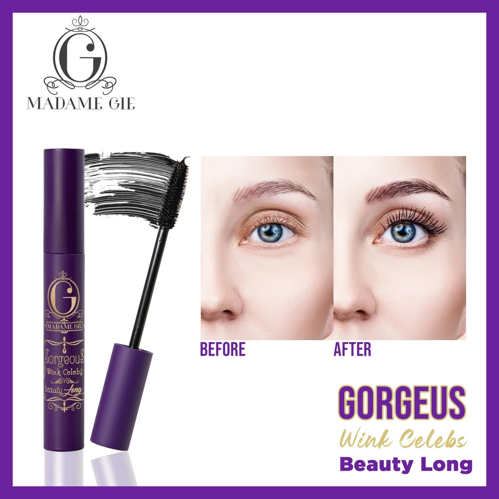 MONSOON - D8050 Madame Gie Gorgeus Wink Celebs Beauty Long - MakeUp Maskara Waterproof