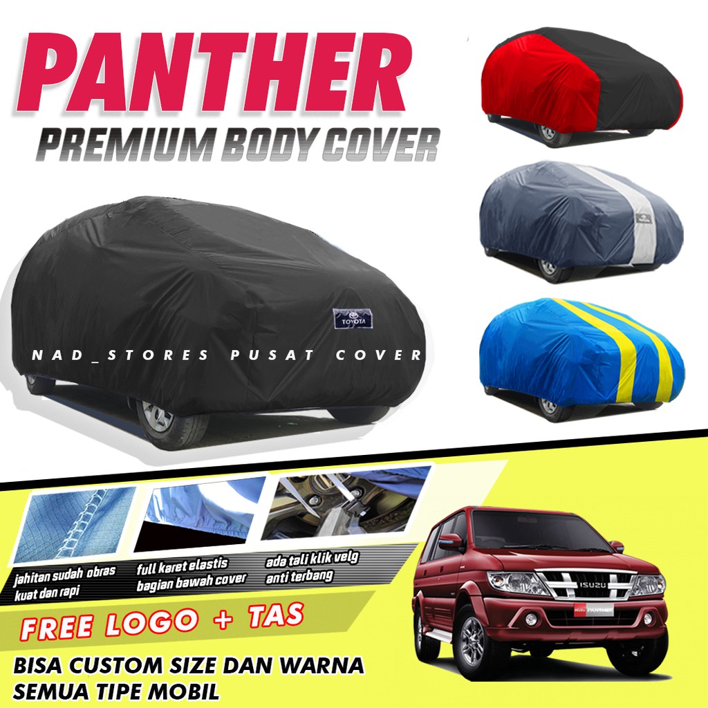 PREMIUM Body Cover Mobil Phanter Sarung Mobil Phanter Kijang long Kijang super kijang krista