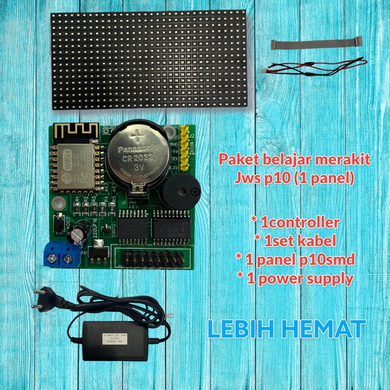 PAKET BELAJAR MERAKIT JWS P10 - 1Panel