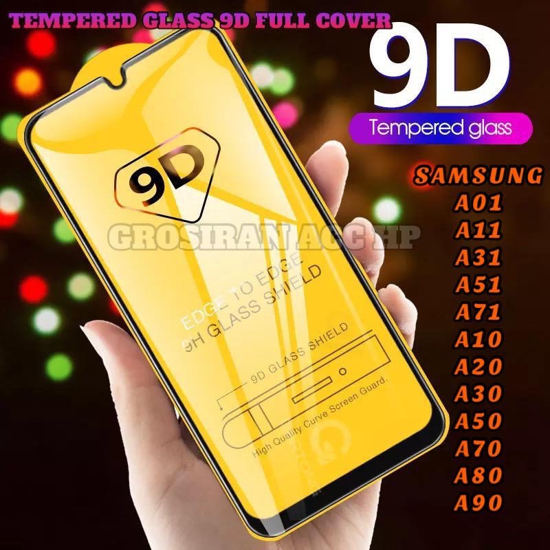 SAMSUNG A01 CORE A11 A31 A51 A71 A10 A20 A30 A50 A70 A80 A90 Tempered Glass full lem 5D 6D 9D Full