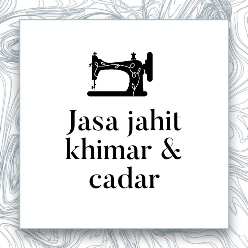 Jasa Jahit Khimar Cadar/Bergaransi