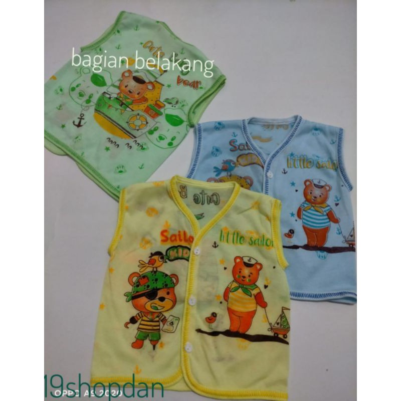 (12PCS)BAJU BAYI LENGAN KUTUNG