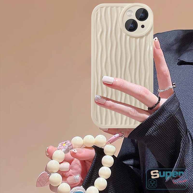 Soft Case Motif Kartun Dengan Gelang Untuk iPhone 11 12 13 14 Pro MAX XR 7 8 14 Plus 7 Plus X XS MAX SE 2020