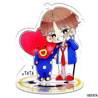 BTS Bangtan Boys Gambar BT21 Kartun Berdiri Bayar di BTS Bangtan Boys Gambar BT21 Kartun Berdiri Bayar di