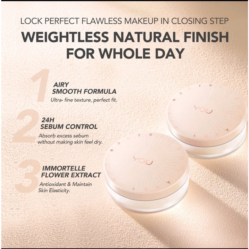 YOU Noutriwear Airy Fit Loose Powder 15 gr