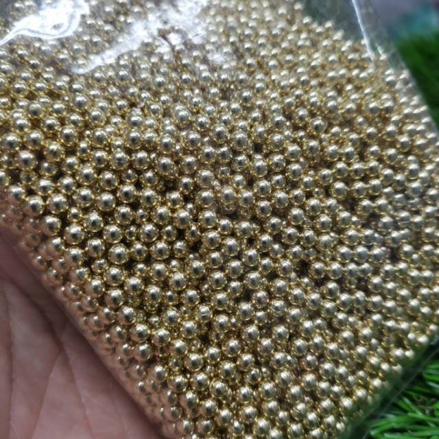 MUTIARA TINDIK 4 MM KUALITAS AA PER 50 GRAM