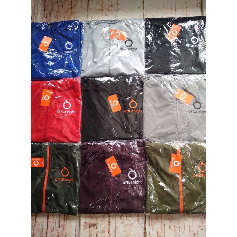 Jaket ortuseight running sport olahraga pria/wanita