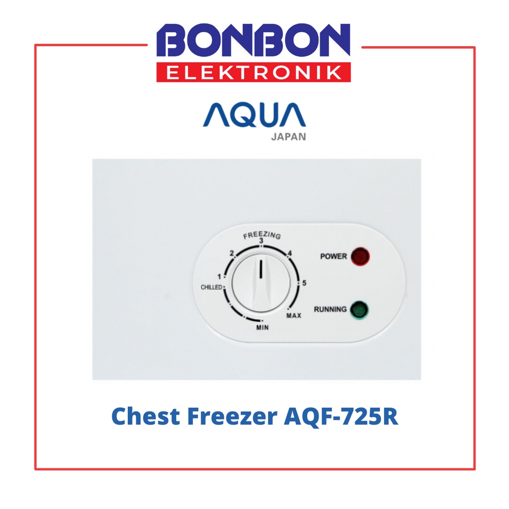 AQUA Chest Freezer AQF 725R / AQF 725 R / AQF725R 719L