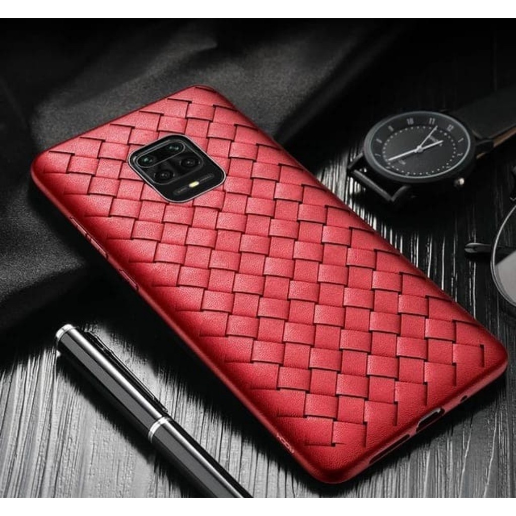 Woven weaving Xiaomi Redmi NOTE 9 PRO case casing cover anyaman