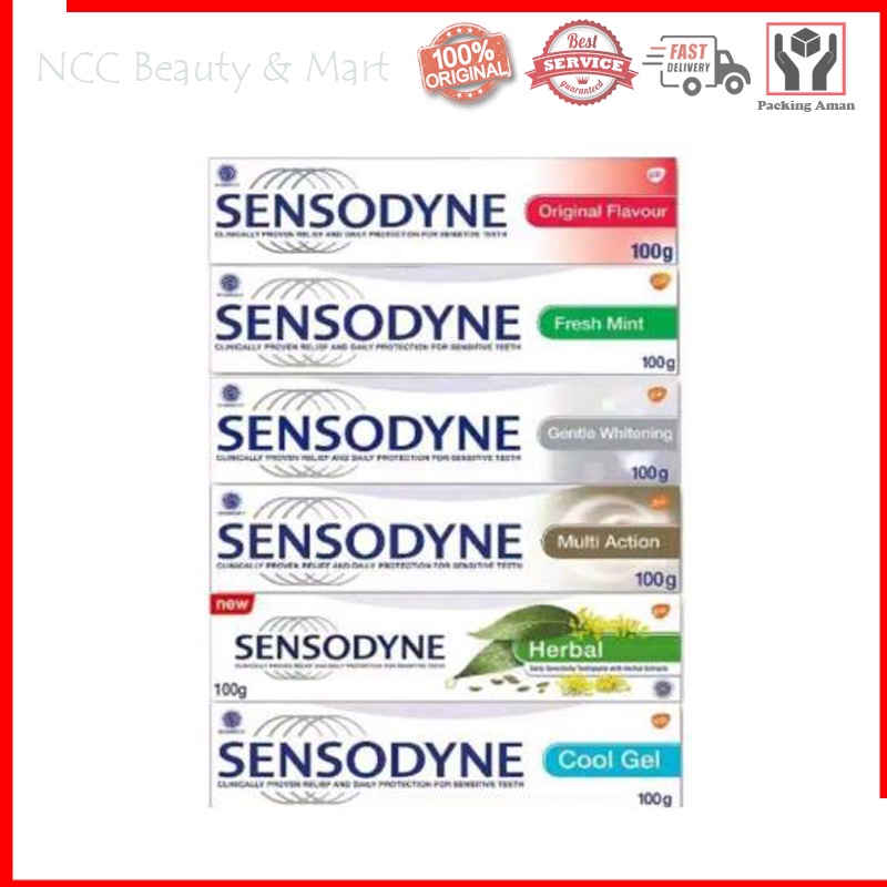 * NCC * Sensodyne Pasta Gigi Odol Khusus Untuk Gigi Sensitif Sensodine Sensitive