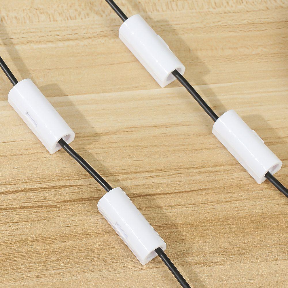 Top 16/20pcs Klip Kabel Nyaman Bermanfaat Self-adhesive Organizer Pengikat Buckle Line Cable Clamp