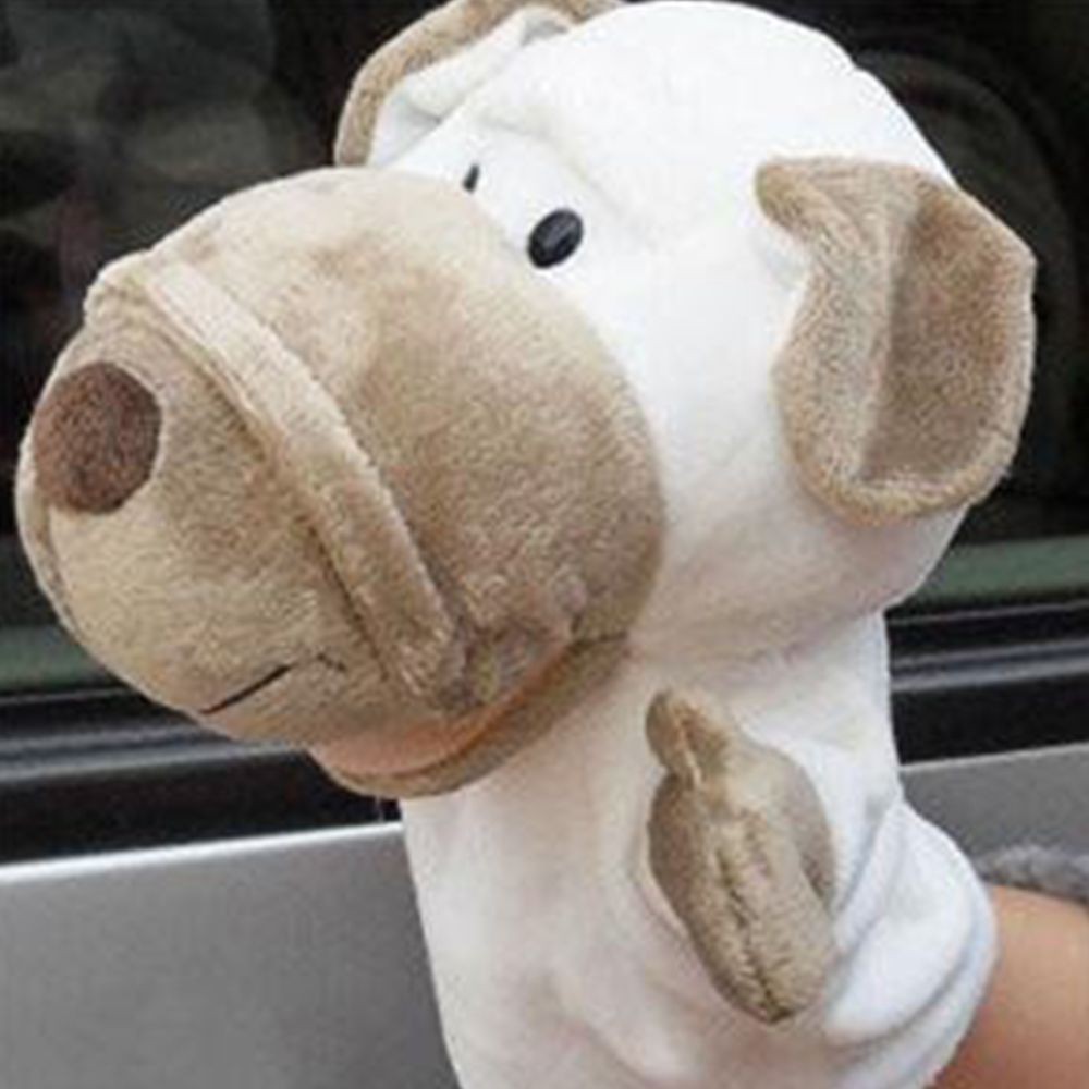 Boneka Tangan Model Kartun Hewan Monyet Anjing Babi Singa Lucu