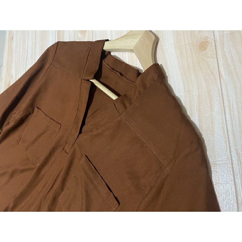 BEFAST - ZFS OOTD Blouse SAKURA / KIMORA RAYON DIAMOND BLOUSE / Atasan Blouse Lengan Panjang / Blouse Kerah V / Fashion Kerja Wanita / OOTD Wanita Remaja Modis / Blouse Polos Formal / Terlaris / Termurah