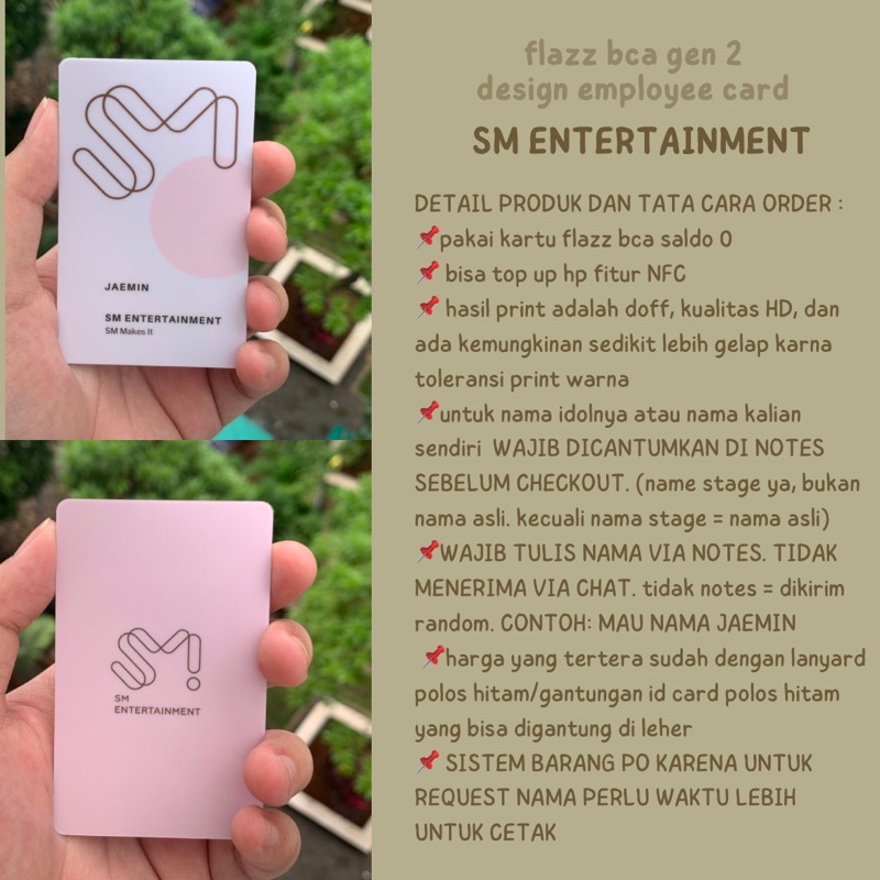 FLAZZ BCA GEN 2 EMPLOYEE CARD SM SALDO 0 KPOP