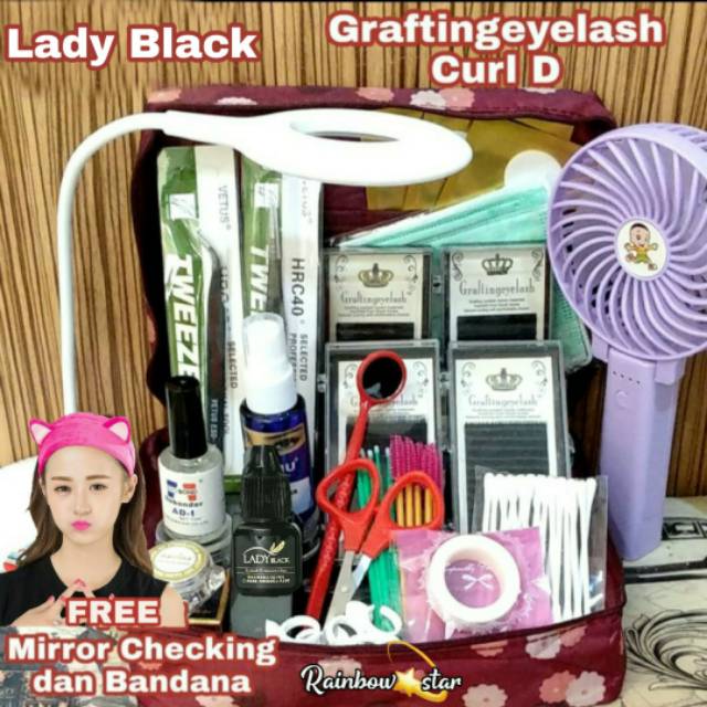 Paket Super Duper Eyelash Extension Grafting Curl D