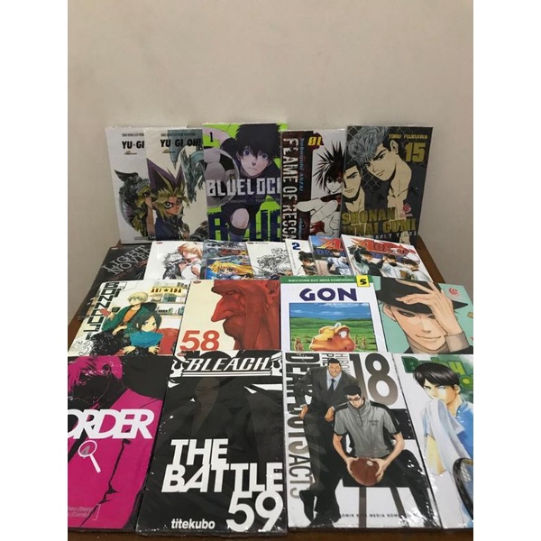 Komik Original Blue Lock, Ace Of Diamond, Yugi-Oh, Bleach