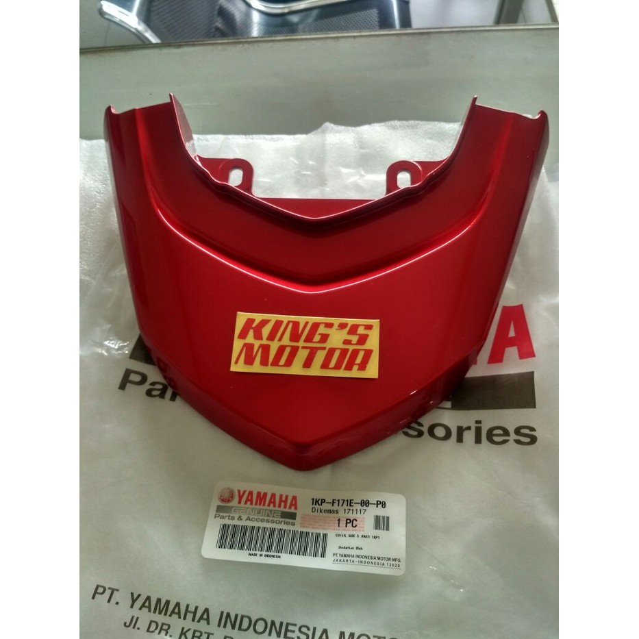 sambungan body, cover tail, stop SOUL GT 115 MERAH ASLI YAMAHA