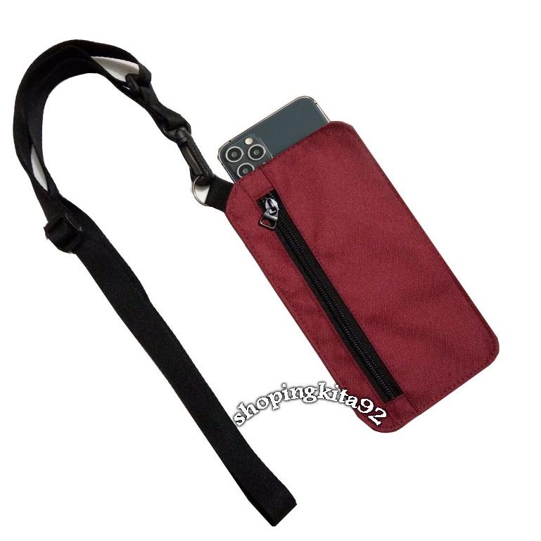N9X4 Tas HP sako nomo wallet dompet kalung gantung leher pria wanita R2V