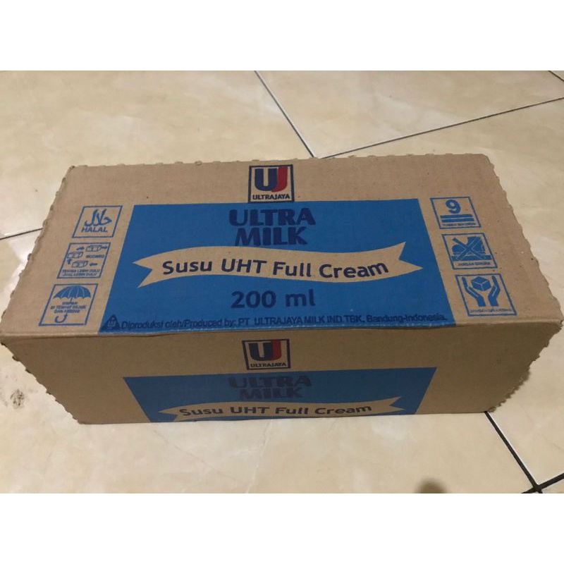 

Susu Ultra Milk rasa full cream, kartonan paling murah