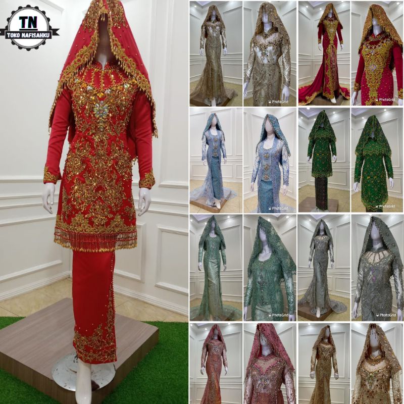 baju pengantin koto gadang | gaun pengantin koto gadang | kebaya koto gadang