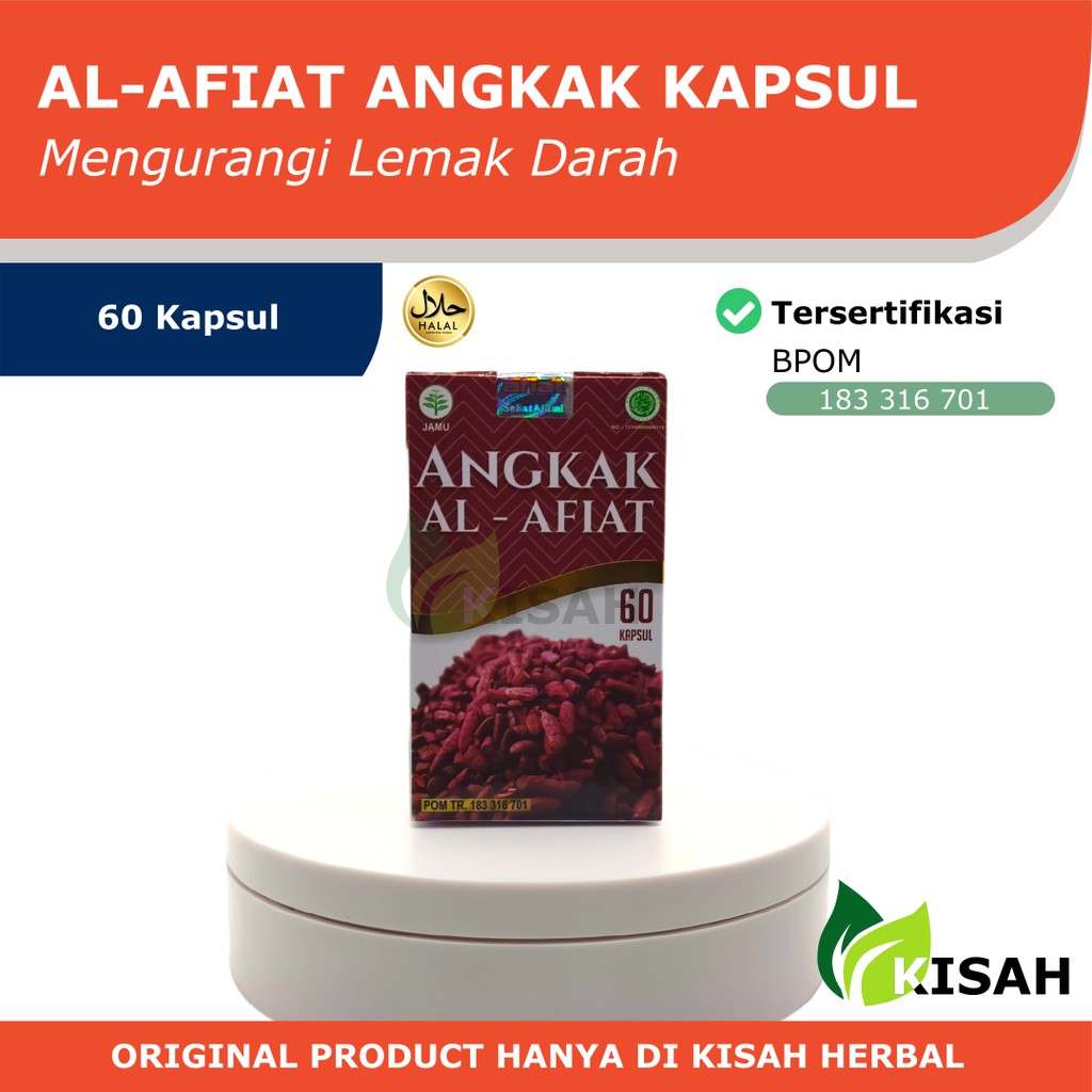 AL-AFIAT Angkak 60 Kapsul - Kapsul Angkak Obat DBD Meningkatkan Trombosit dan Hemoglobin pada Darah