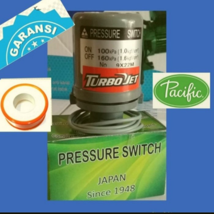 OTOMATIS MESIN POMPA AIR SANYO ORI JAPAN AUTOMATIC PRESSURE SWITCH 125