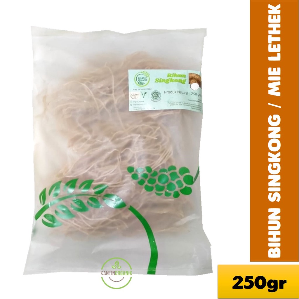 

Mie Lethek/ Bihun Singkong/ Pati Ketela 250gr Lingkar Organik