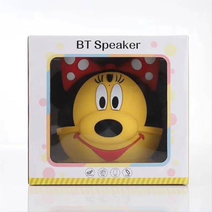 Speaker Bluetooth Music Minnie Mouse Wireless Portable
