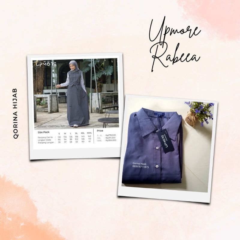Gamis terbaru 2022 / Gamis Upmore / Rabeea by Upmore