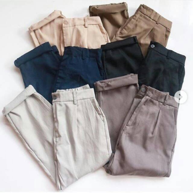 Baggy pants celana panjang wanita baggy tulang