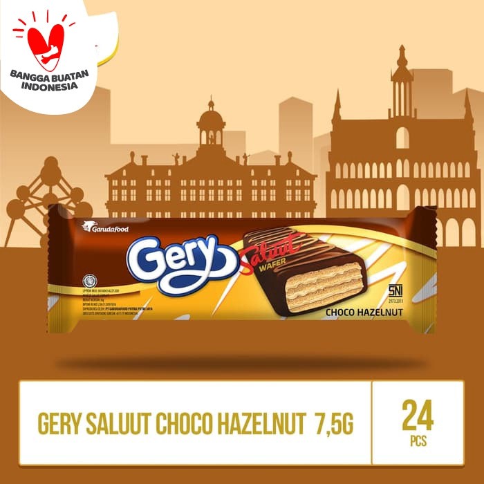 

Gery Saluut Wafer Hazelnut CSP4HZ