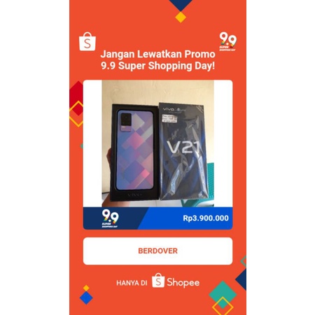 Vivo V21 8/128, second like new