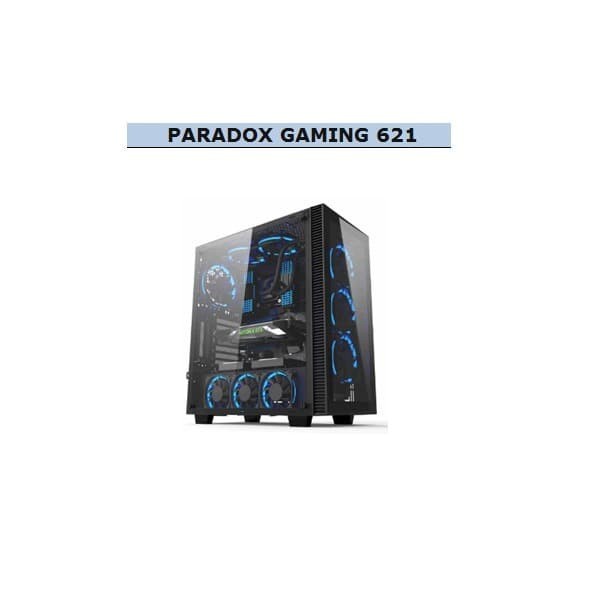 Casing Komp PARADOX GAMING 621 LEFT&amp;RIGHT TEMPERED GLASS 6mm - No PSU