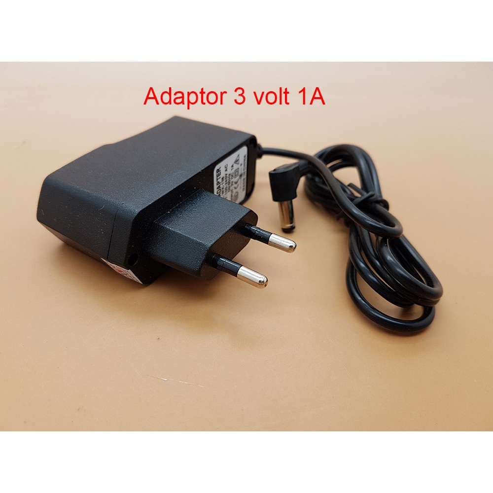 Adaptor 3v 1A / Adaptor 3 volt 1 Ampere