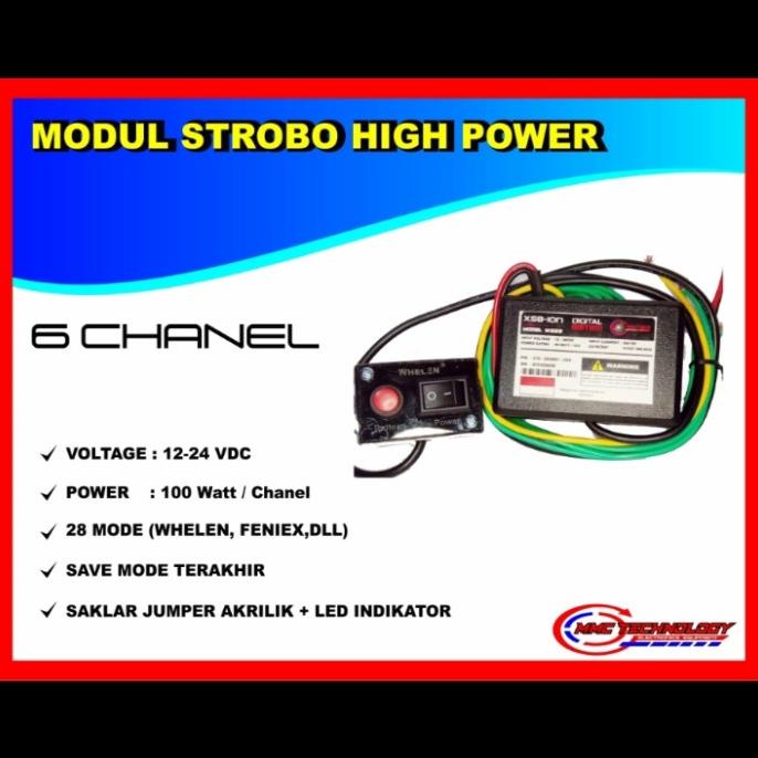 Modul Strobo Led Arduino 6 Chanel 6CH