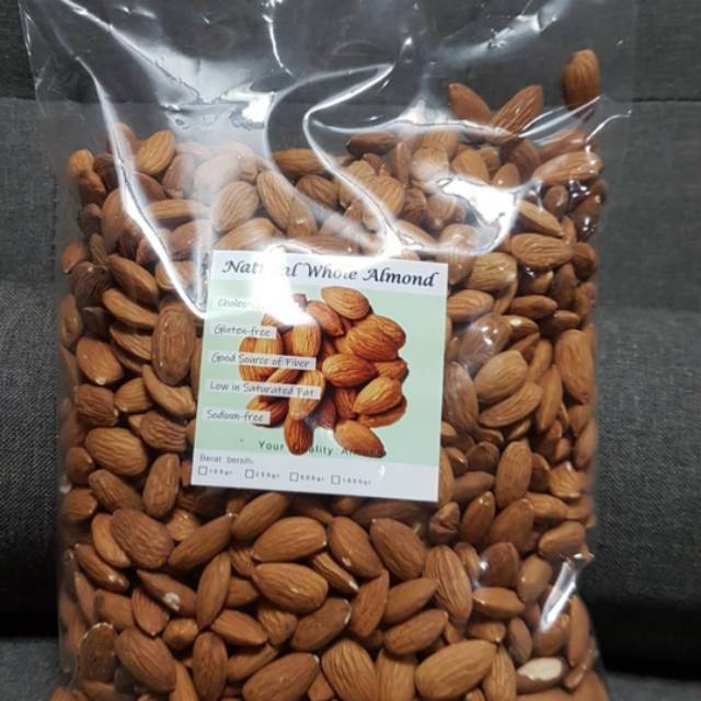 

Raw Almond 500gr/ almond mentah