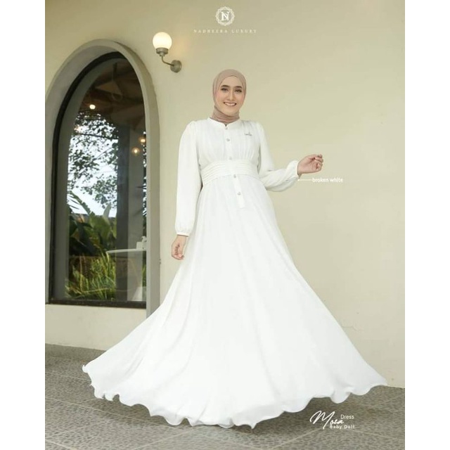 MOZA DRESS OTI BY NADHEERA LUXURY BISA COD ✔