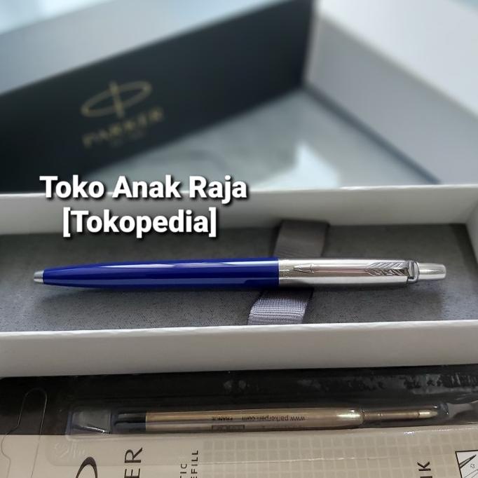 

PAKET 1 KLIK: 1 pc Parker Jotter Blue Ballpoint+1 pc Refill BP