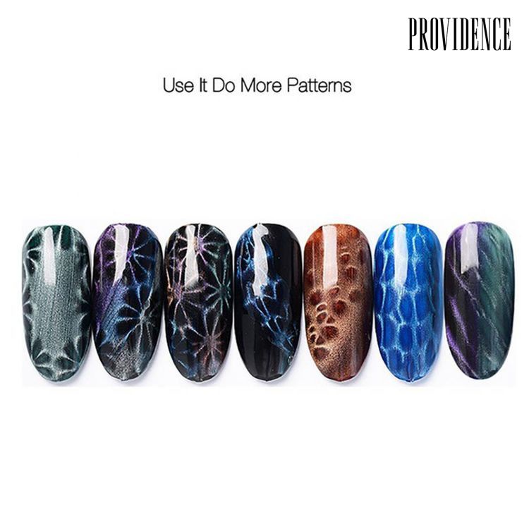 Providence Nail Art Double Head Cat Eye Magnetic Pen DIY 3D Polish UV Gel Manicure Tool