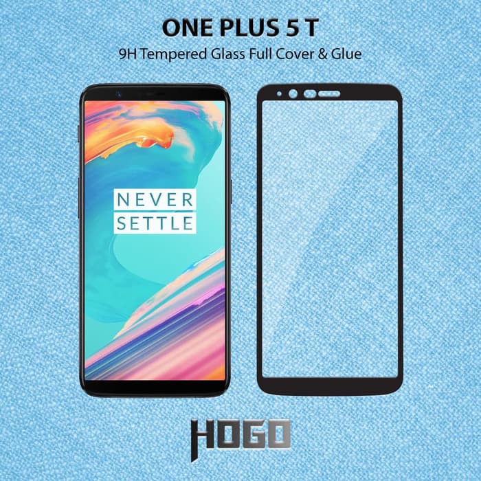 ONEPLUS 5T Tempered Glass HOGO Full Cover Glue